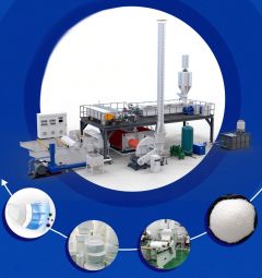 AA-1182  MELTBLOWN NONWOVEN PRODUCTION LINE, 600mm (WORKING WIDTH)  