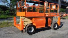 C-3992  JLGMANLIFT3394RT SCISSOR LIFT, SIZE 33, YEAR 2007, WITH ACTUAL 1483 HOURS   