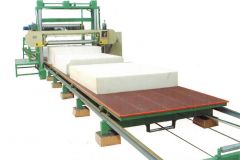 G-9015 HORIZONTAL MOVING TABLE FOAM CUTTING MACHINE (WITH AUTOMATIC WINDING SYSTEM)