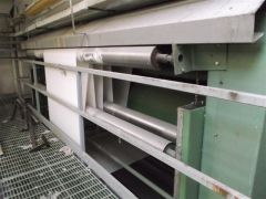 M-0001 MEZZERA + RAMALLUMIN CONTINUOUS WASHING LINE IN OPEN WIDTH FOR WOVEN FABRIC 3600mm YEAR 2000