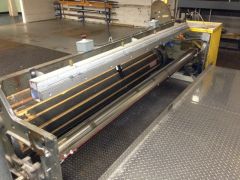 TWO ROLL WINDUP WITH PNEUMATIC SLITTER BLADES 105” WIDE (2667MM)