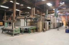 M-5987 LAROCHE, DOA, SCHOTT & MEISSNER AIRLAY THERMOBONDING PRODUCTION LINE WIDTH 2500mm