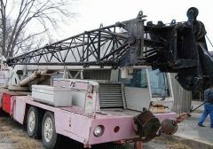 R-6711 LINK-BELT HTC-35 CRANE, YEAR 1979, 35 TONS, 80 FOOT BOOM, 28 FOOT JIB 