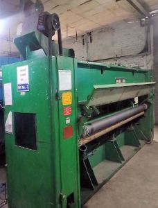 T-7943 DILO NEEDLE PUNCHING MACHINE – PRE AND FINISH NEEDLER, WIDTH 3600mm TO 4100mm, YEAR 1986