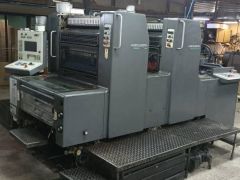 TT-1498 HEIDELBERG SM 74-2 STRAIGHT, 2 COLORS, 520 X 740mm, YEAR 1995