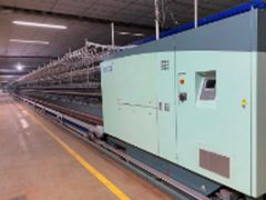 TT-1711 RIETER K45 COMPACT RING SPINNING FRAMES WITH 1632 SPINDLES, YEAR 2008