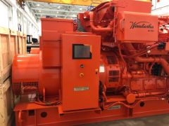 TT-2345 WAUKESHA ENGINES NATURAL GAS GENERATORS – NEW, YEAR 2022, 60 Hz, 4160 VOLTS, 1475 KWE