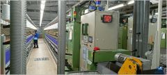 TT-2617 COMPLETE WORSTED SPINNING LINE WITH 9650 SPINDLES, YEAR 1983 TO 2006