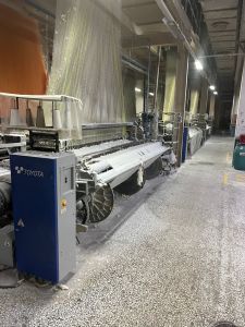 TT-2987 TOYOTA T710 AIR JET LOOM, WORKING WIDTH 2800mm, YEAR 2004, WITHOUT JACQUARD