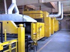 TT-3325 RESINATED & THERMOBONDED AIR LAID SHODDY FELT PRODUCTION LINE, WORKING WIDTH 2200mm