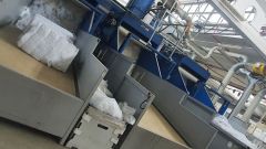 TT-3440 BONINO TURBO CARD AIRLAY SYSTEM WITH BONINO BALE AND FINE OPENERS, WORKING WIDTH 1800mm TO 2750mm, YEAR 2008