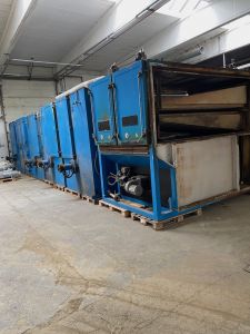TT-3844 SANTEX THERMOBONDING OVEN, WORKING WIDTH 2500mm, YEAR 1995