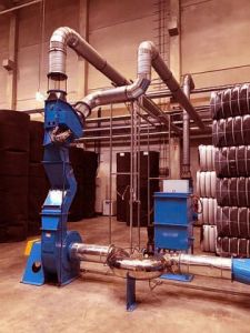 TT-7614 COMPLETE NONWOVEN NEEDLEPUNCH LINE, WIDTH 2400mm, YEAR 2017