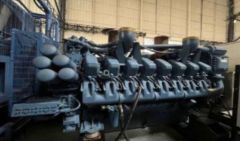 TT-8002 MTU 16V4000G23 DIESEL GENERATOR, OPEN TYPE, 1800 KW, 50Hz, YEAR 2011