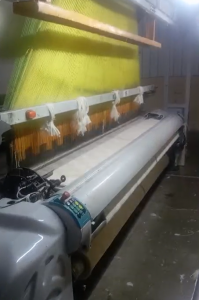 TT-8308 VAMATEX SILVER, WIDTH 3600mm, YEAR 2015, DOBBY