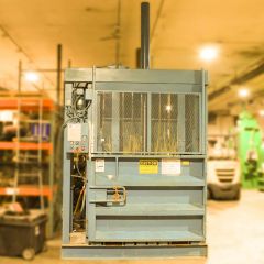 TT-8480 AMERICAN ENVIRONMENTAL PRODUCTS 60″ BALER, 6″, SIZE 60″ X 48″ X 30″