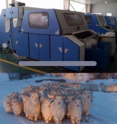 YY-2051 NEW CASHMERE AND SHEEP WOOL CARDING MACHINE, PRODUCTION EFFICIENCY 98%