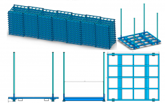 YY-2108 STEEL PALLET FOR MATTRESSES, STACKABLE