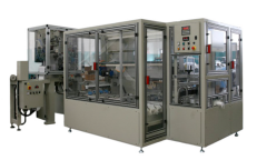 YY-2315 TOTAL AUTOMATIC MACHINE LINE FOR MANUFACTURING HYGIENIC, COSMETIC AND MEDICAL PADS PACKED IN THERMAL SEALED FOIL BAGS