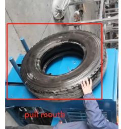 YY-2696 HYDRAULIC TIRE WIRE DRAWING MACHINE (SINGLE HOOK), OUTPUT ABOUT 20 TO 50 PIECES PER HOUR